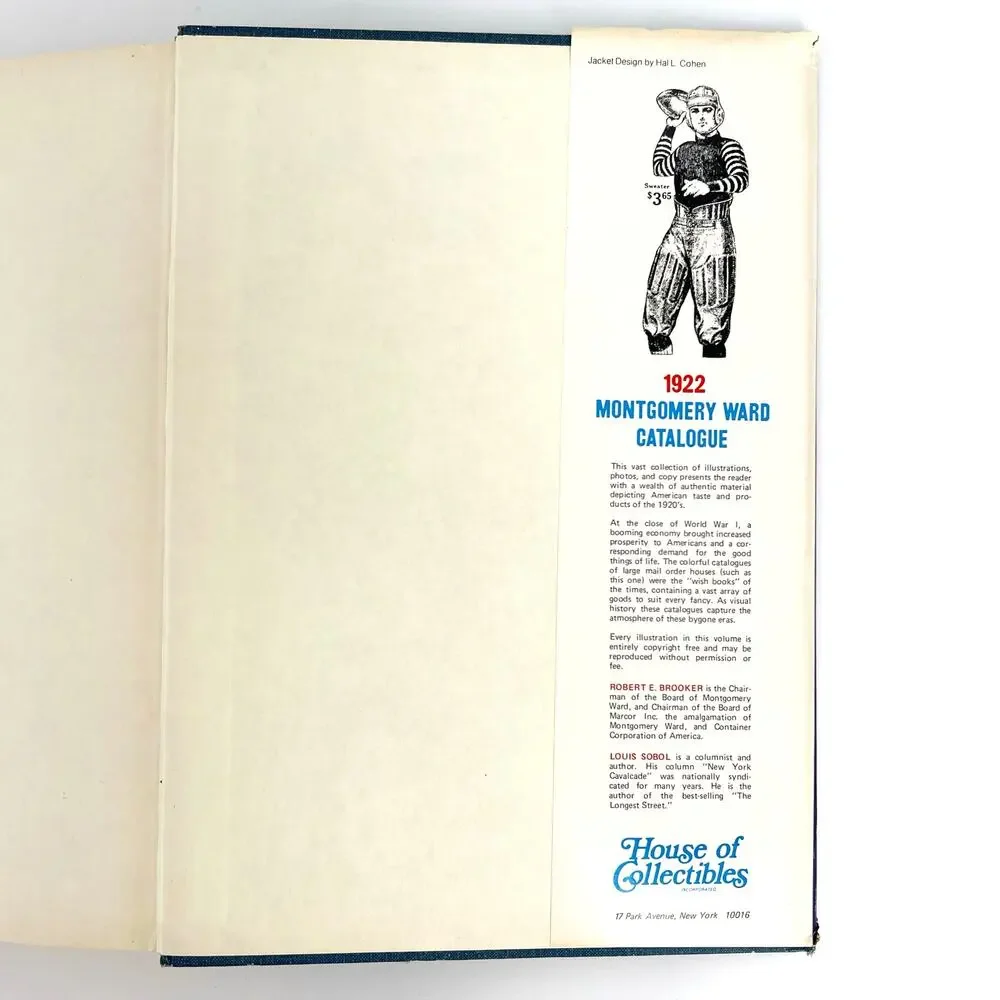 1922 Montgomery Ward Catalog Golden Jubilee hardback book 1969 printing